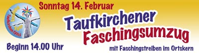 Banner Faschingsumzug