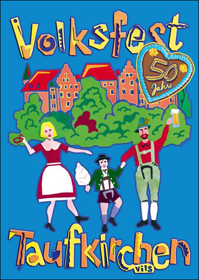 Plakat "Volksfest"
