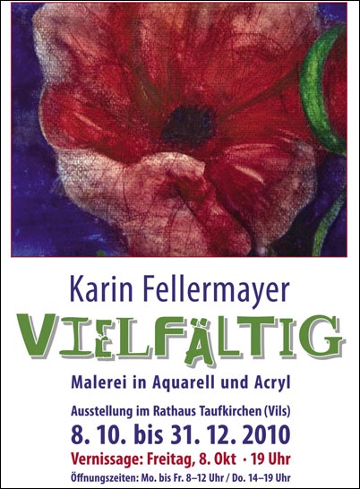 Poster Ausstellung Karin Fellermayer