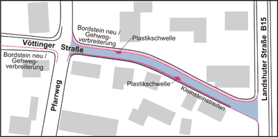 Plan Vöttinger Straße