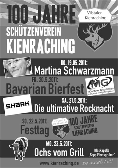Kienrachinger Festprogramm