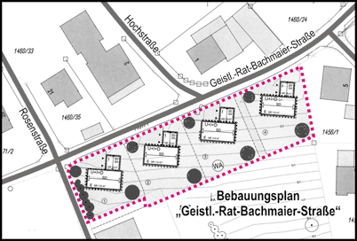 Bebauungspläne: „Südlich der Geistl.-Rat-Bachmaier-Straße“ und „Korbinianstraße“