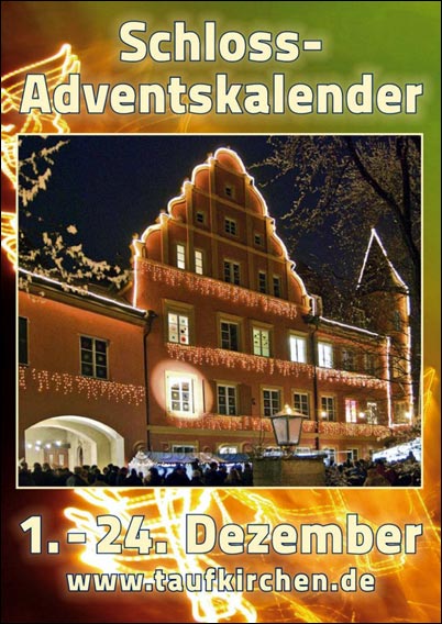Plakat " Schloss-Adventskalender"