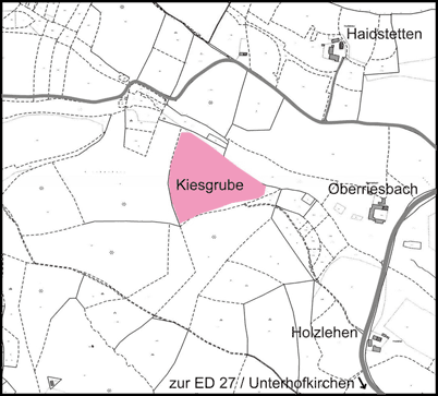 Plan "Kiesabbaufläche Oberriesbach"