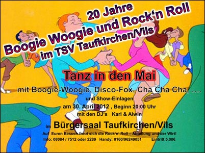 Plakat "Tanz in den Mai"