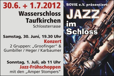 Poster "Jazz im Schloss"