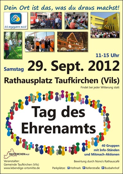 Plakat Tag des Ehrenamts