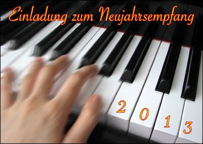 Einladung zum Neujahrsempfang 2013