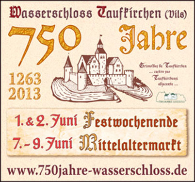 Plakat 750 Jahre Wasserschloss