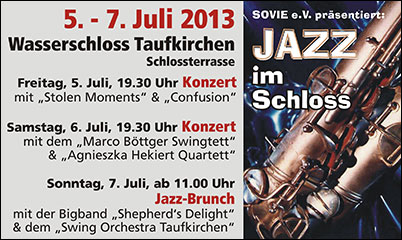 Plakat "Jazz im Schloss"