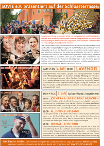 Programm Jazz im Schloss 2017