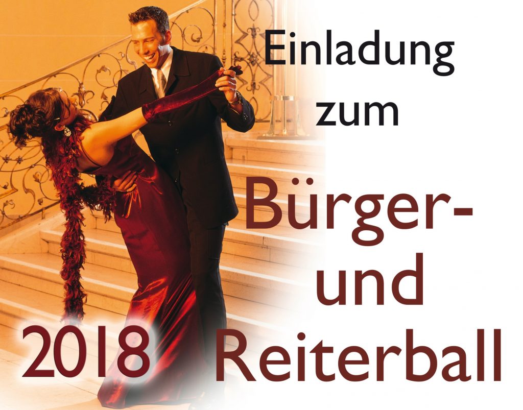 Fasching Bürger- und Reiterball 2018 Logo