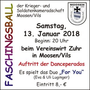 Faschingsball KSK Moosen