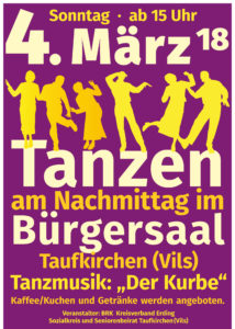 Plakat Seniorentanz März 2018