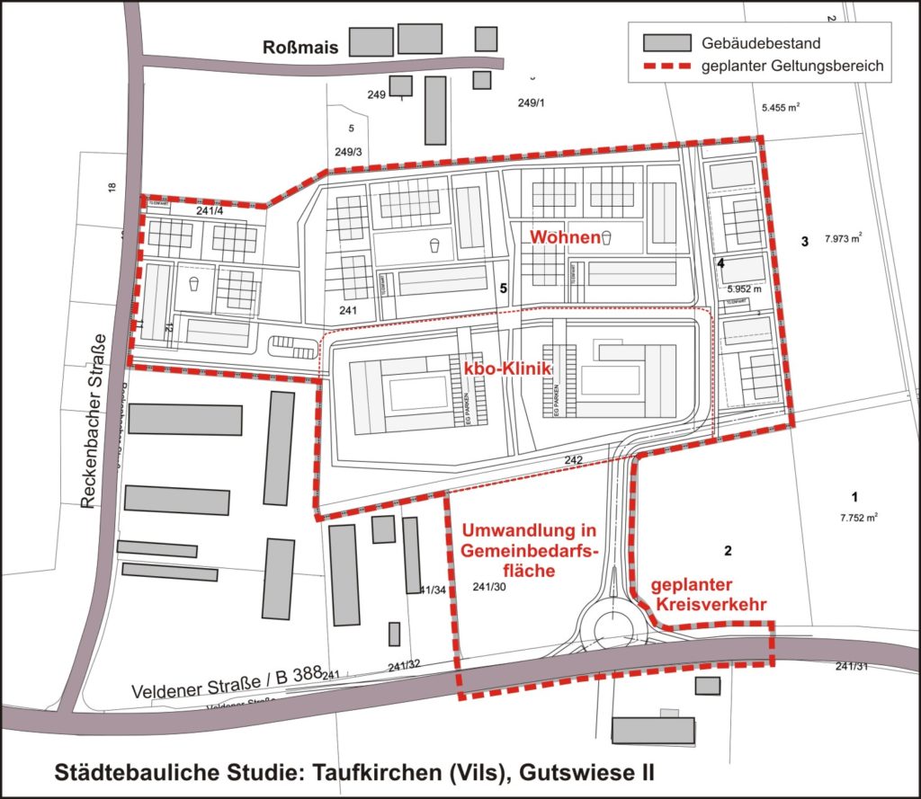 Bebauungsplan Gutswiese II Übersicht