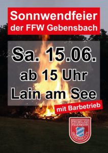 Sonnwendfeier FFW-Gebensbach