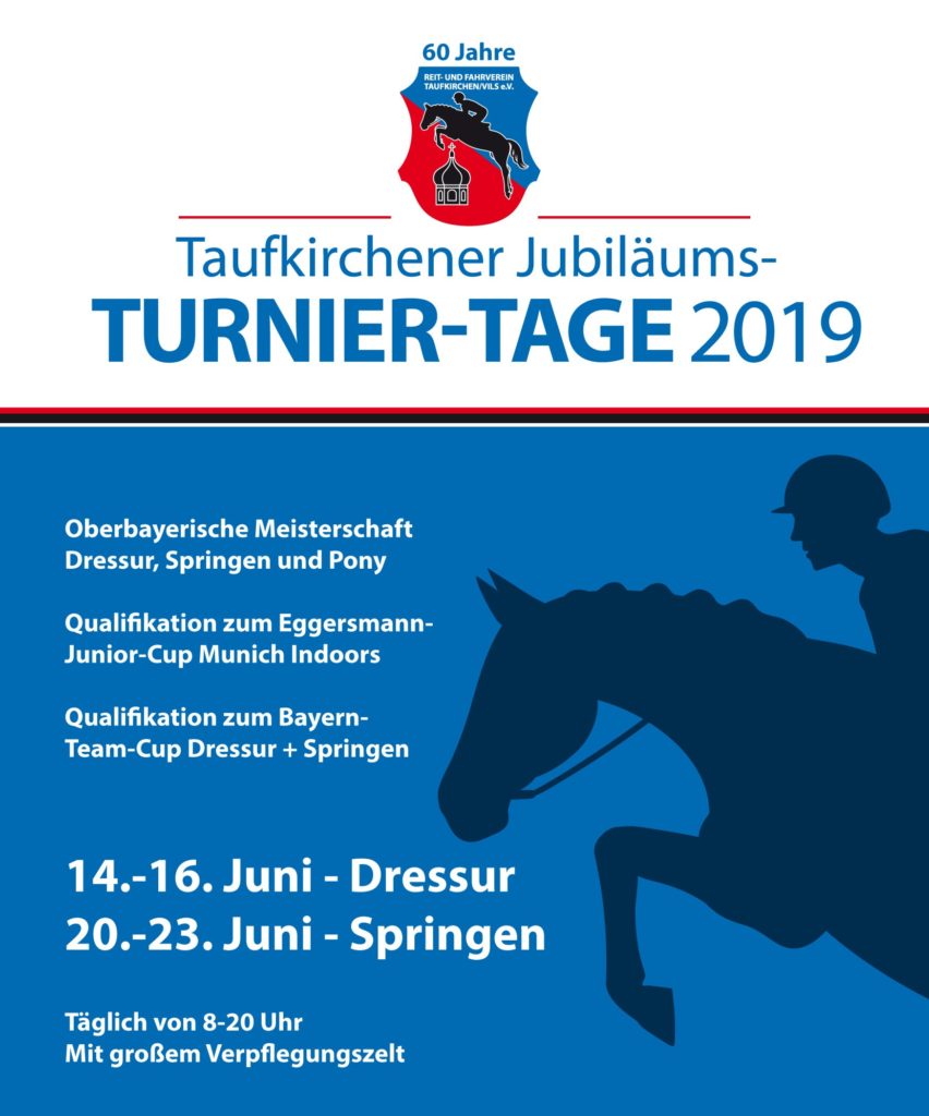 Reitverein Plakat Turniertage 2019