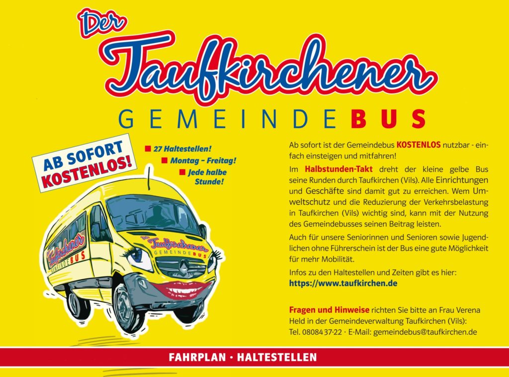 Gemeindebus ab 2020 kostenlos