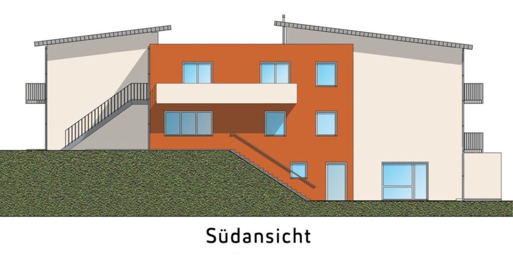 Sovies Wohnen Ansicht Süd