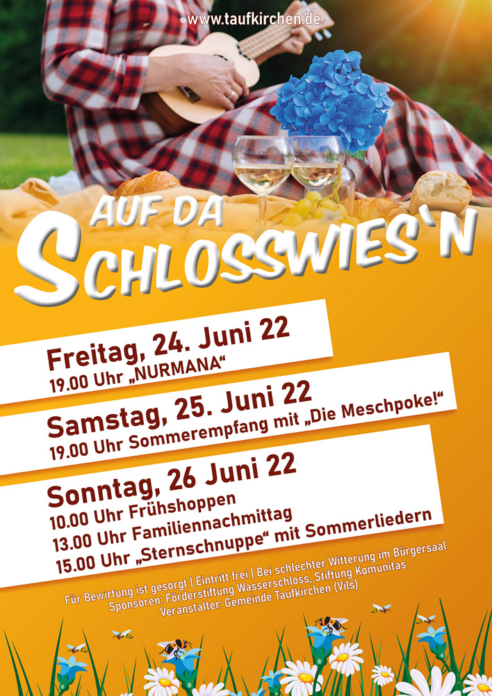 Plakat Auf da Schlosswies'n